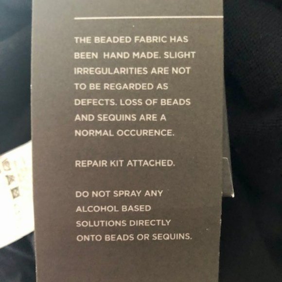 Armani Exchange A/X Sequined Cocktail Dress - Black - M - Picture 10 of 13